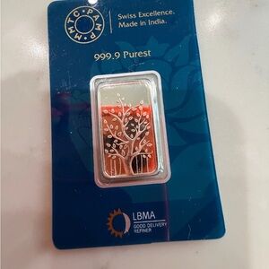 10 gram pure silver bar